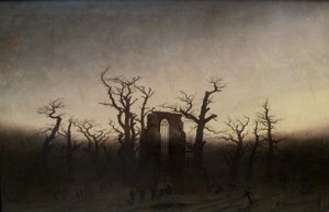 Alemão: Abtei im Eichwald A Abadia em Oakwood de Caspar David Friedrich