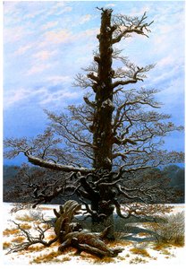 Alemão: Eichbaum im Schnee O carvalho na neve de Caspar David Friedrich