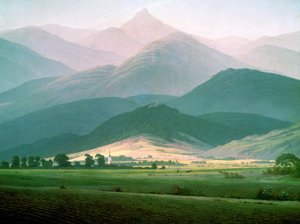 Paisagem no Riesengebirge