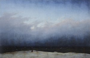 Monge à beira-mar de Caspar David Friedrich