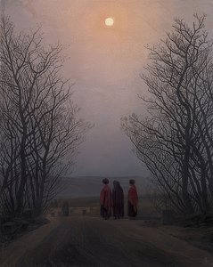 Manhã de Páscoa. Por volta de 1828-35 de Caspar David Friedrich