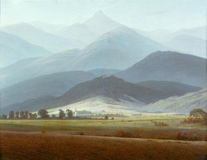 montanha gigante de Caspar David Friedrich