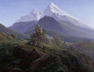 O Watzmann de Caspar David Friedrich