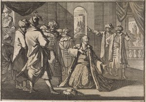 Emir Fakardin implora ao Sultão Murat IV pela sua vida, 1633