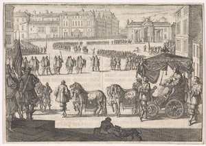 Inauguração de Cristina, Rainha da Suécia em Estocolmo, 1650