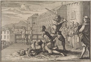 Decapitação do Marquês de Cinq-Mars e François De Thou, 1642