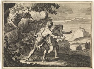 Expulsão do Paraíso de Caspar Luyken