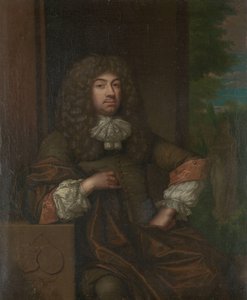 Retrato de Jan Boudaen Courten (1635-1716), senhor de St. Laurens, Schellach e Popkensburg, juiz e vereador de Middelburg de Caspar Netscher (copy after)