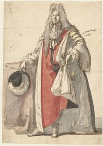 Retrato de William III, em trajes de estado de Caspar Netscher