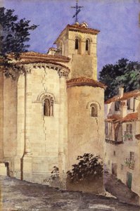 Igreja em Segóvia, Espanha, 1920.