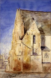 Igreja Velha, Tours, França, 1880. de Cass Gilbert