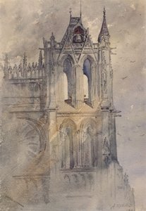 Torre Sudoeste, Catedral de Amiens, 1880. de Cass Gilbert