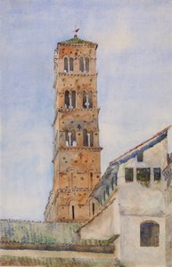 Torre, San Francisco Romano, Roma, 1898. de Cass Gilbert