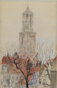 Torre da Catedral de Utrecht, Holanda de Cass Gilbert