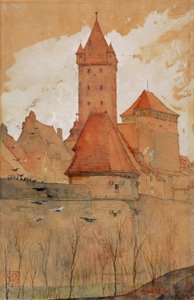 Torres da muralha da cidade, Nuremberga de Cass Gilbert