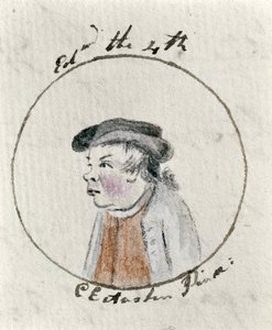 Edward IV, c.1790 (caneta e tinta e wc no papel)