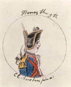 Henry V, c.1790 (caneta e tinta e wc no papel)
