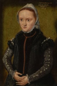 Retrato de uma mulher de Catharina van Hemessen