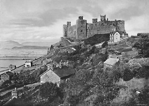 Castelo de Harlech, c1896