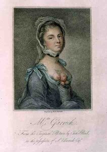 Sra. Garrick, gravada por W.P. Sherlock de Catherine (after) Read