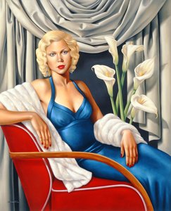 Homenagem a Harlow (óleo sobre linho)