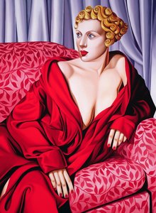 Quimono vermelho de Catherine Abel