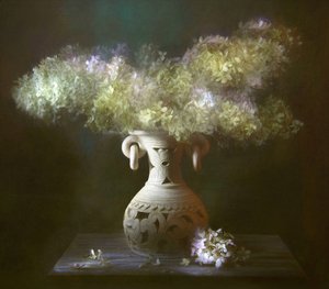 Natureza morta floral delicada de Catherine Wang