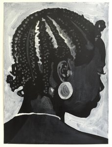 Belladonna: Koroba, 2014 (óleo e acrílico sobre papel) de Cathy Lomax