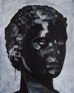 Belladonna: Marina, 2014 (óleo e acrílico sobre papel)