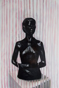 Vénus Negra, 2014-15 (óleo sobre linho) de Cathy Lomax