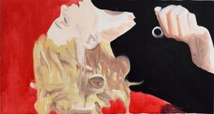 Gena, 2015 (óleo sobre papel)