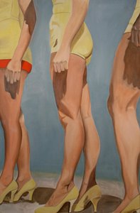 Legs, 2007 (óleo sobre tela) de Cathy Lomax
