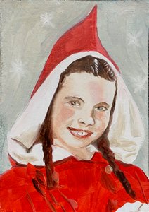 Margarida, 2023 (óleo sobre papel) de Cathy Lomax