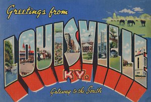 Saudações de Louisville Ky. - Gateway to the South, 1942
