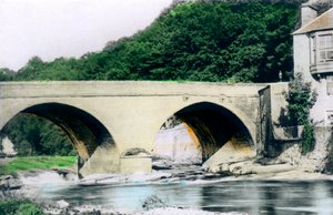 Ponte sobre o rio Allan, Ponte de Allan, Stirling, 1926.