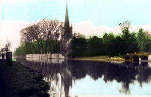 Igreja da Santíssima Trindade, Stratford-upon-Avon, Warwickshire, 1926. de Cavenders Ltd