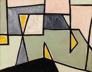 Composição "Cobra", c.1949 (óleo sobre tela)