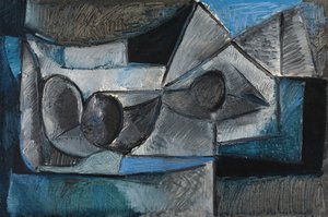 Natureza morta cubista, c.1950 (óleo sobre tela)