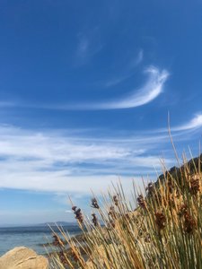 Paisagem - Céu e mar, 2019 (fotografia) de Cécile Jamet