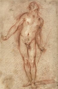 Nu masculino em pé, 1637-38