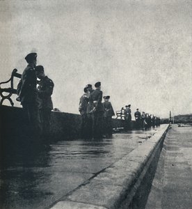 Sinais de leitura piscados pela lâmpada de Aldis, 1941