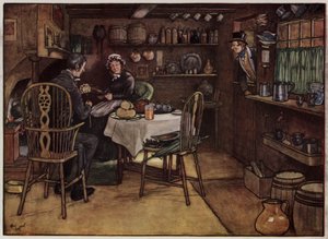 Ilustração para os Documentos Pickwick de Cecil Aldin de Cecil Charles Windsor Aldin