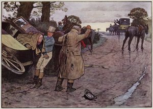 Ilustração para The Pickwick Papers, de Cecil Aldin de Cecil Charles Windsor Aldin