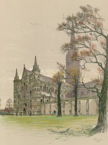 Catedral de Salisbury de Cecil Charles Windsor Aldin