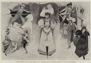 O Chieftain, New Comic Opera pelo FC Burnard e Sir Arthur Sullivan, no Teatro Savoy de Cecil Charles Windsor Aldin
