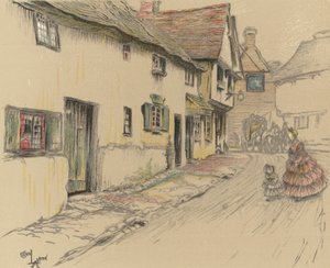 The George Inn, Dorchester de Cecil Charles Windsor Aldin