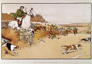 Aquarela de Cecil Aldin (1870-1935) Coleção Particular do século XIX de Cecil Charles Windsor Aldin