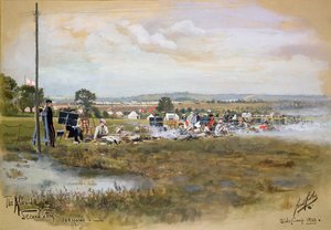 The Albert - Second Stage, 1000 jardas, Bisley Camp, 1893 (wc e guache sobre papel)