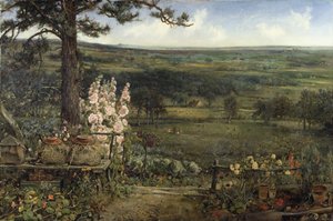 O Jardim do Ministro (óleo sobre tela)