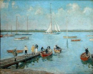 Marinheiros de Barco (óleo sobre tela)